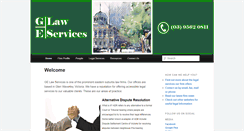 Desktop Screenshot of gelawyers.com.au